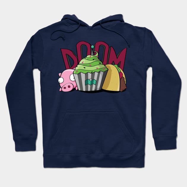 GIR Doom Hoodie by KitsuneIllustrations